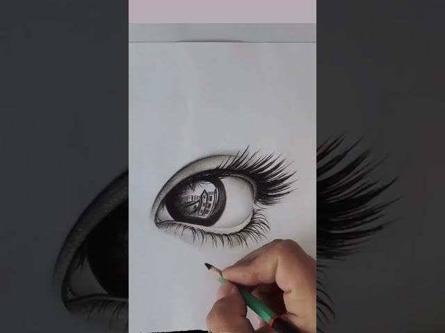 lest we draw a fully #realistic #eyesketch #drawing  #viralshorts  the art by #kashyap  ji ..
