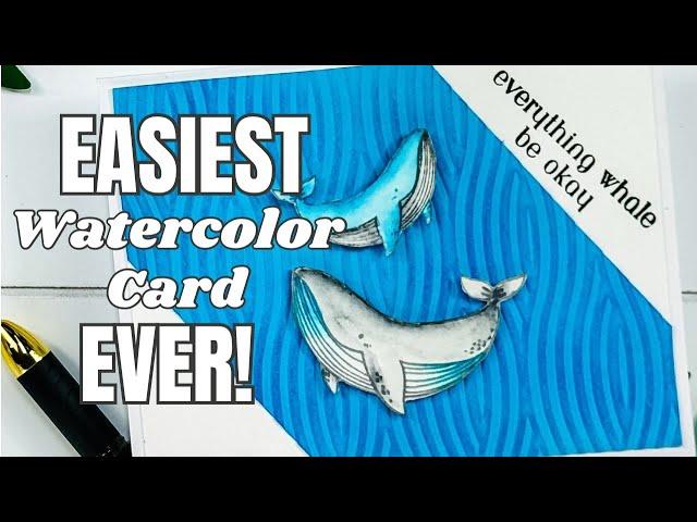 Easiest Watercolor Card You Will Ever Create