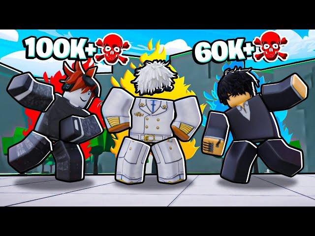 Destroying HIGH KILL Teamers in Roblox The Strongest Battlegrounds