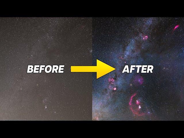 My NEW Processing Technique for WIDE-FIELD Astrophotography!