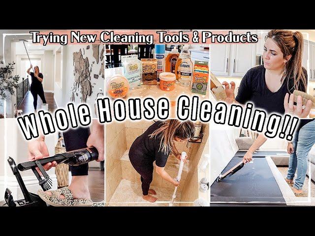 WHOLE HOUSE CLEAN WITH ME :: TRYING NEW CLEANING GADGETS, PRODUCTS & HACKS :: CLEANING MOTIVATION