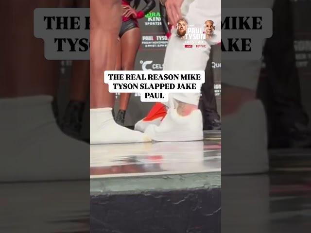 The Real Reason Mike Tyson Slapped Jake Paul Before Their Fight!  #Boxing #FightNight