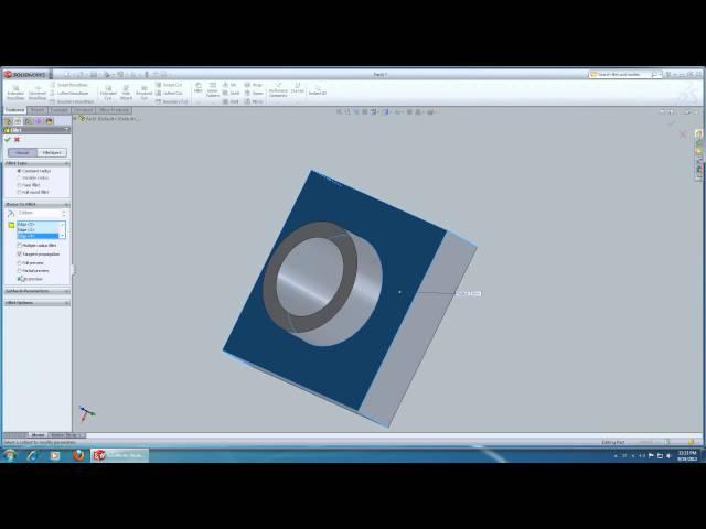 SolidWorks 2013 Tutorial Lesson 1 HD