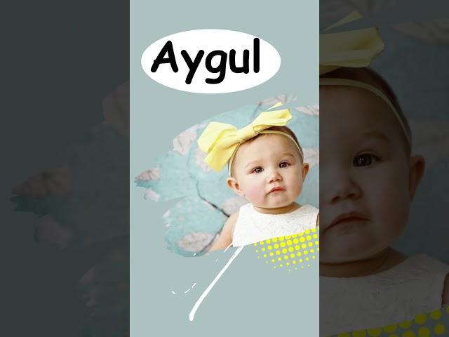 Popular Turkish Names for Baby Girl with "A" 2023 #babygirlnames2023 #babygirlnames