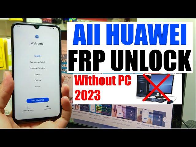 All HUAWEI FRP Bypass Without Pc 2023 | Remove Google Account