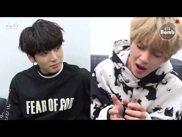 [BANGTAN BOMB] V&Jungkook Singing at standby time - BTS (방탄소년단)