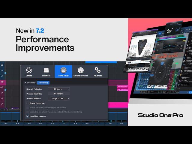 Plug-in Manager & Performance Updates | New in Studio One Pro 7.2 | PreSonus