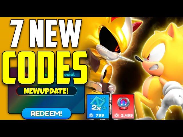 *NEW* ALL WORKING CODES FOR SONIC SPEED SIMULATOR IN 2024! ROBLOX SONIC SPEED CODES