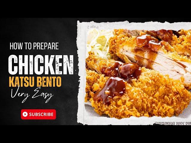 Easy Preparation Delicious Chicken Katsu Bento