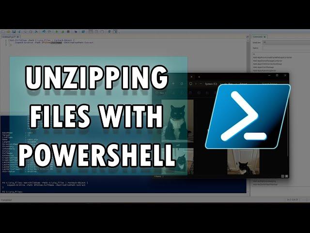 Unzip Multiple Files in Windows with Powershell