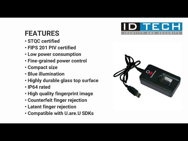 #idtechindia ID Tech Solutions Pvt. Ltd. | U are U 4500 UID | USB Fingerprint Scanner