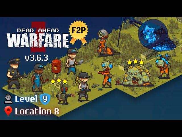 DAZW 2022 Update - Location 8 Complete ⭐⭐⭐ Level 9 Team F2P Dead Ahead: Zombie Warfare v3.6 Guide