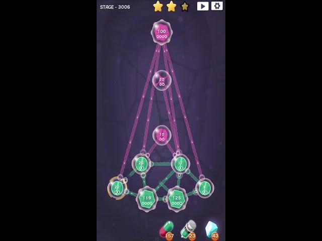 Cell Expansion Wars - Stage 3006 ⭐⭐⭐ Walkthrough