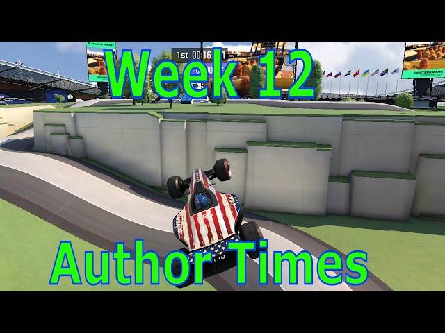 How To Beat Week 12 Author Medals for TrackMania Shorts