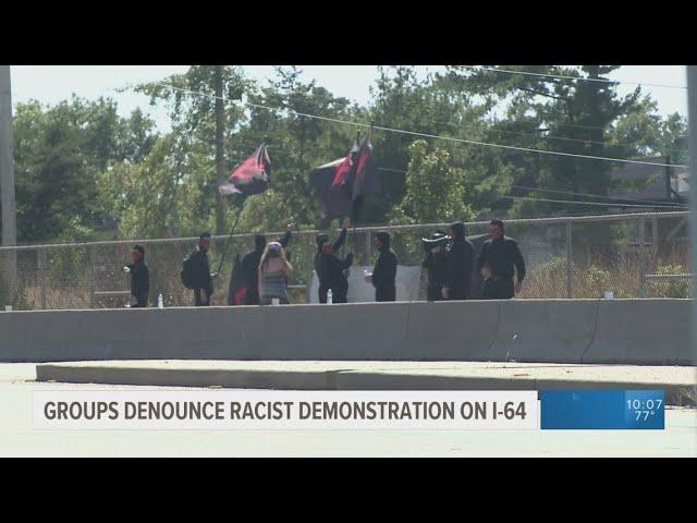 Groups denounce racist demonstration on I-64 in St. Louis