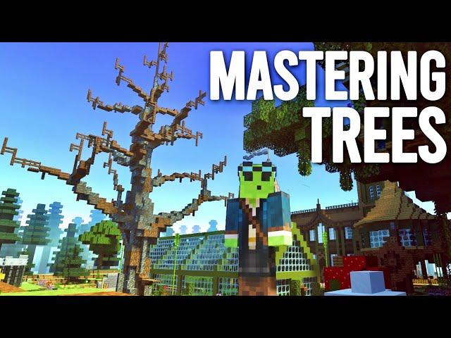 Learning How To Make Realistic Trees! - Let's Play Minecraft 648