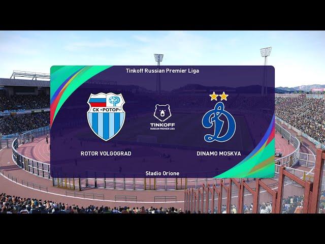 PES 2021 | Rotor Volgograd vs Dynamo Moscow - Russia Premier League | 17/04/2021 | 1080p 60FPS