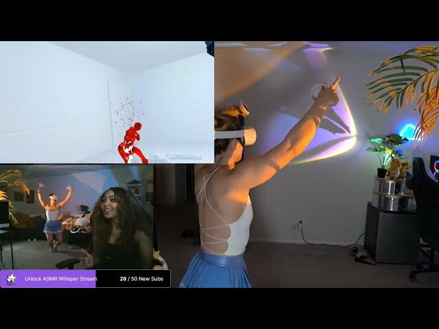 (SUPER HOT!) VR GAMING MOMENTS - A WIN'S A WIN!