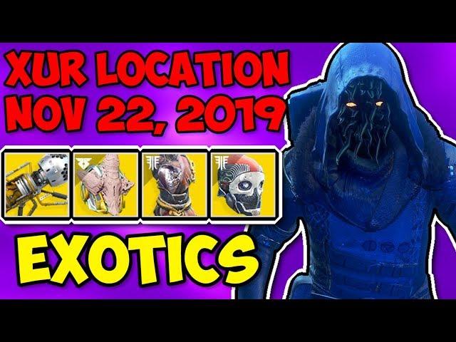 Destiny 2 Xur Location & Exotics - November 22, 2019