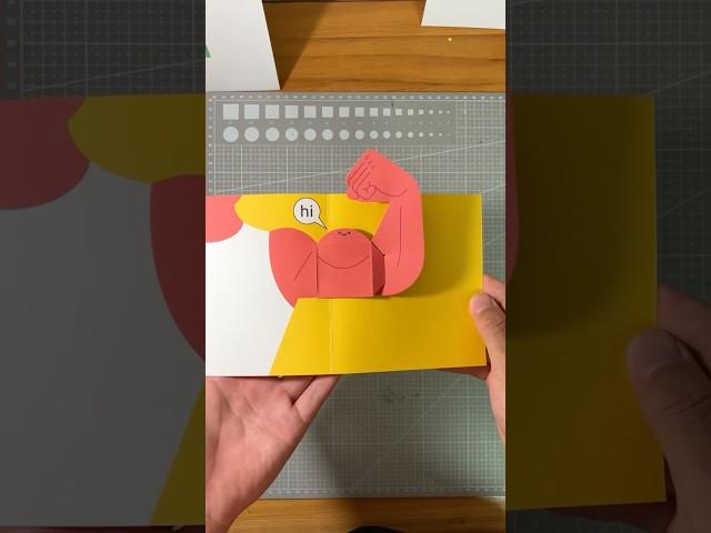 Greetings from the biceps  #craft #diy #diycrafts #papercraft #funny #art #creative #fun