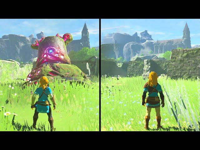 Evolution of The Great Plateau - BotW VS. TotK (2017 - 2023)