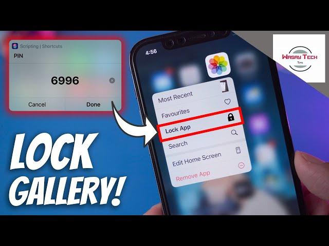 How to Set PASSWORD on iPhone Gallery | How to Lock Photos in iPhone | SET PIN on Photos App iPhone