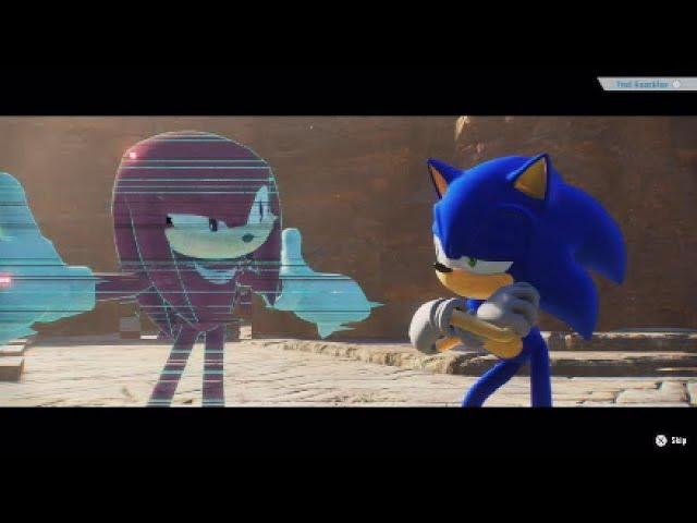 Sonic and Knuckles being best friends