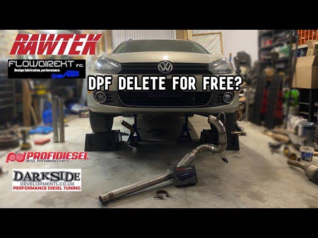 Deleting your TDI: Downpipe, Tune and Install