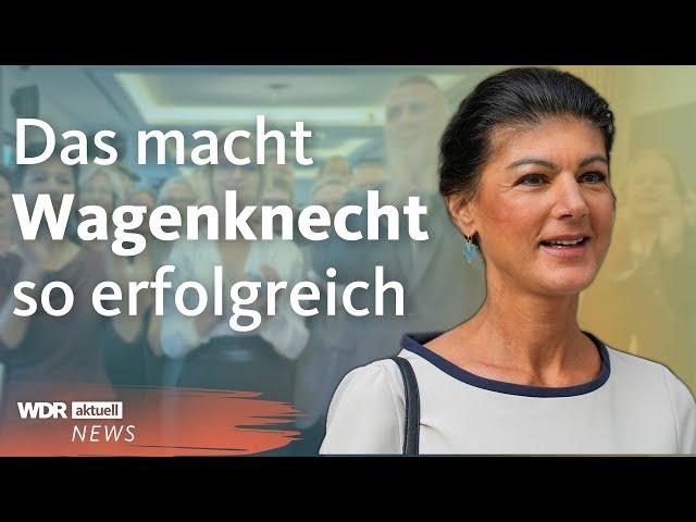 Wahl in Thüringen und Sachsen: Wagenknecht-Partei startet durch | WDR Aktuelle Stunde