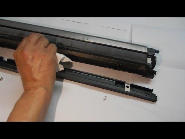 Repair for XEROX 6204-6705 checking and cleaning the BTR Assembly (Bias Transfer Roll