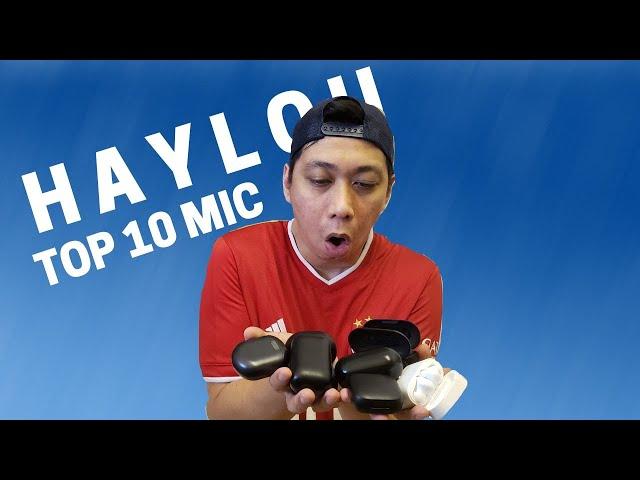 [HD] I TESTED MY TOP 10 HAYLOU EARBUDS BEST MIC AT HOME