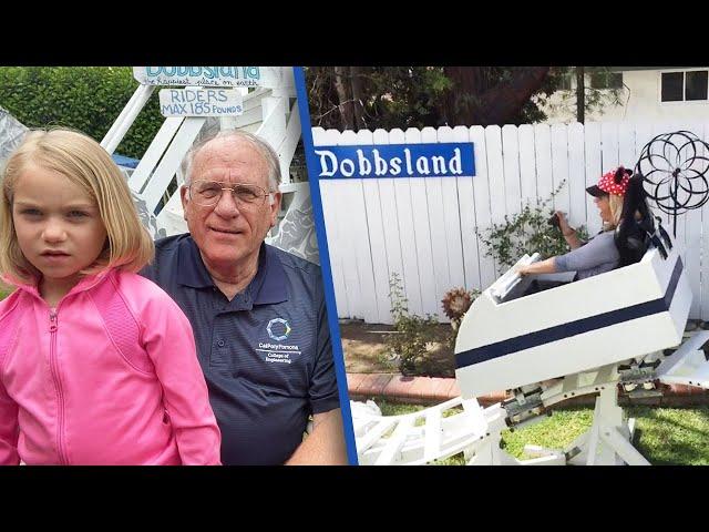 Man Builds Backyard Amusement Park for Homebound Grandchildren