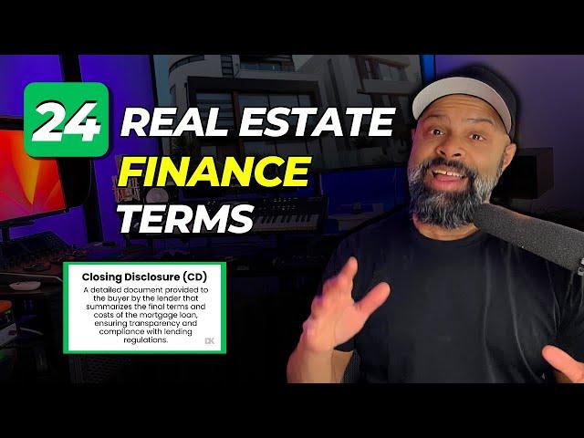 24 Real Estate Finance Vocabulary Words You MUST KNOW to Pass the Exam