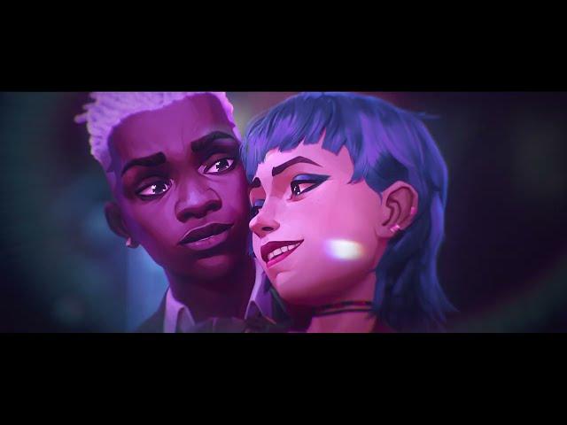 arcane season 2 - Jinx and Ekko Kissing scene