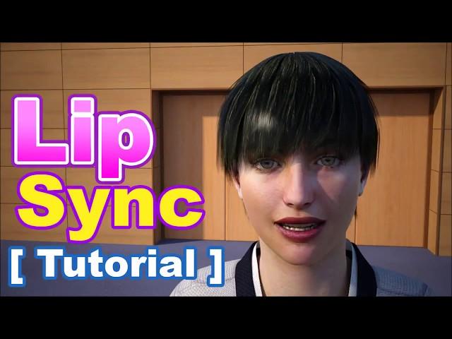 ‍DAZ Studio Tutorial: How to Make a Lip Sync Animation