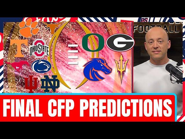 CFP Bracket Prediction & National Championship Pick (Josh Pate Cut)