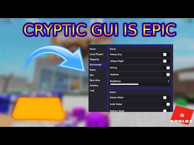 NEW OP CRYPTIC GUI FOR LUMBER TYCOON 2 ROBLOX (BASE DROP, AXE DUPE)