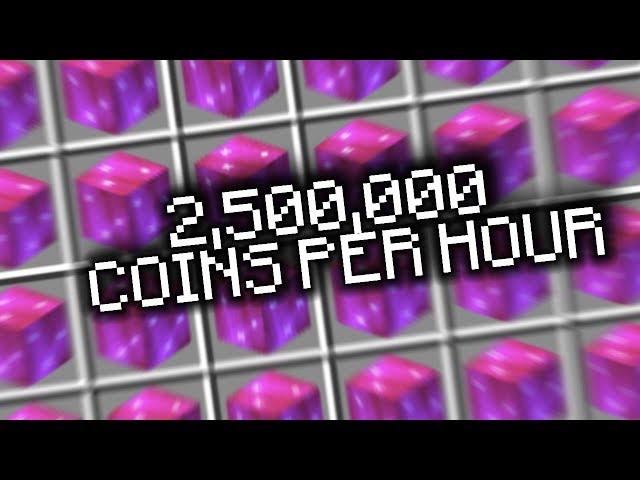 how to make 2,500,000 per hour using this EASY method (hypixel skyblock)