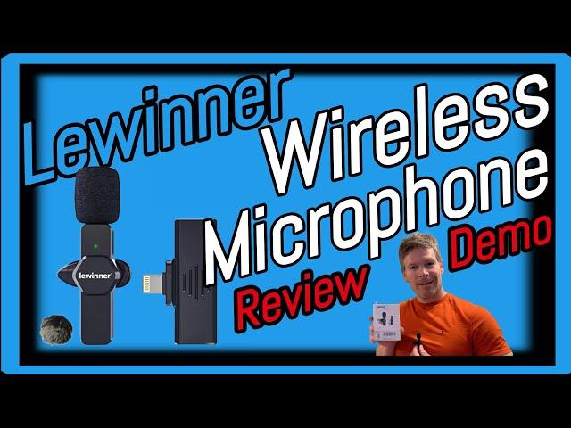 Lewinner Wireless Microphone Review and Demo