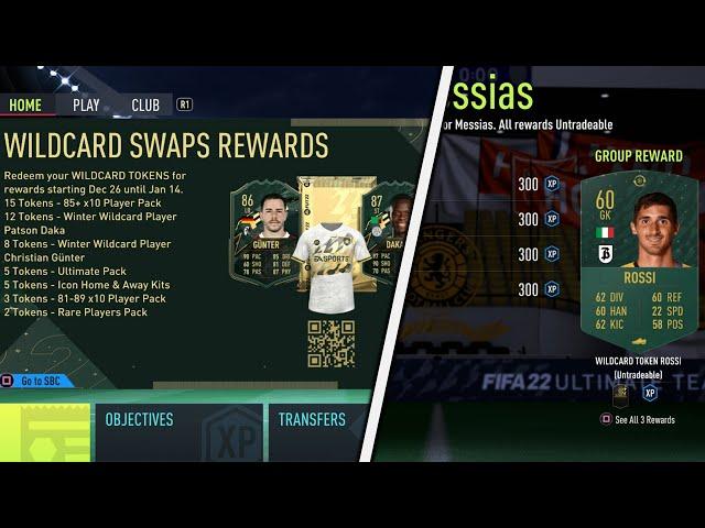 HOW TO CLAIM & USE WINTER WILDCARD SWAP TOKENS! #FIFA22 ULTIMATE TEAM