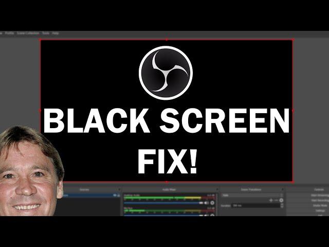 OBS Black Screen on a Laptop Fix!