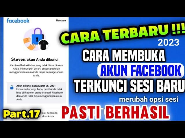 Cara membuka akun FB yang terkunci sesi baru dengan cara terbaru