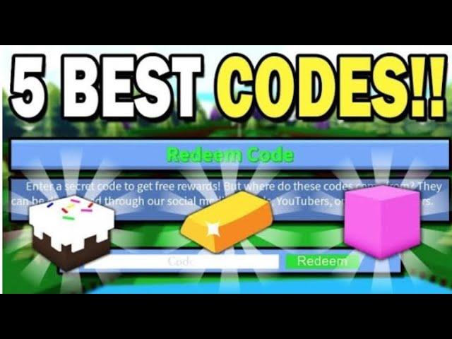 5 BEST CODES!! | Build a Boat for Treasure ROBLOX