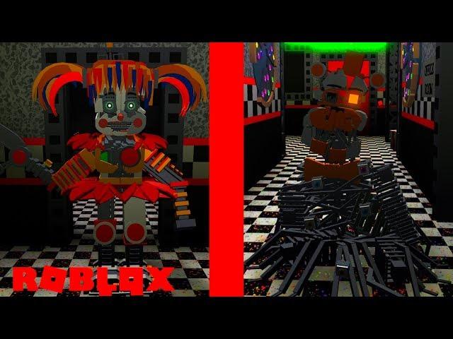 Becoming Scrap Baby and Molten Freddy in Roblox?! Roblox FNAF 6 Lefty's Pizzeria