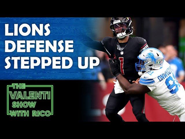 Lions Defense Stepped Up Against Cardinals | The Valenti Show with Rico