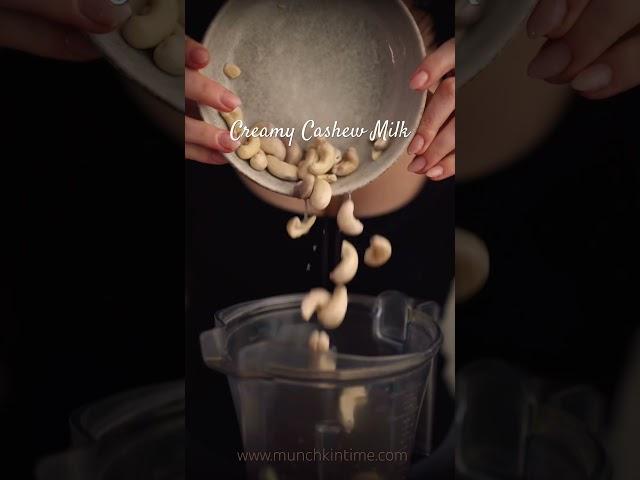 Creamy Cashew Milk - Munchkin Time