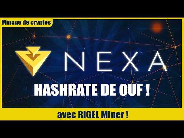 HASHRATE DE OUF sur NEXA avec RIGEL MINER sur hiveOS =) ca marche aussi sur Windows.