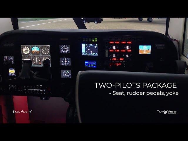 TopView EasyFlight - Cockpit simulator: All the necessary equipment for a realistic simulation