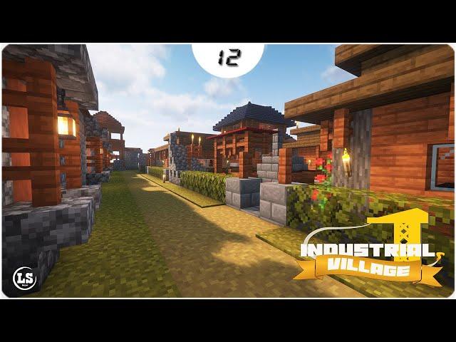 Minecraft 1.20.1 Industrial Village - #12 Масштабная перестройка деревни