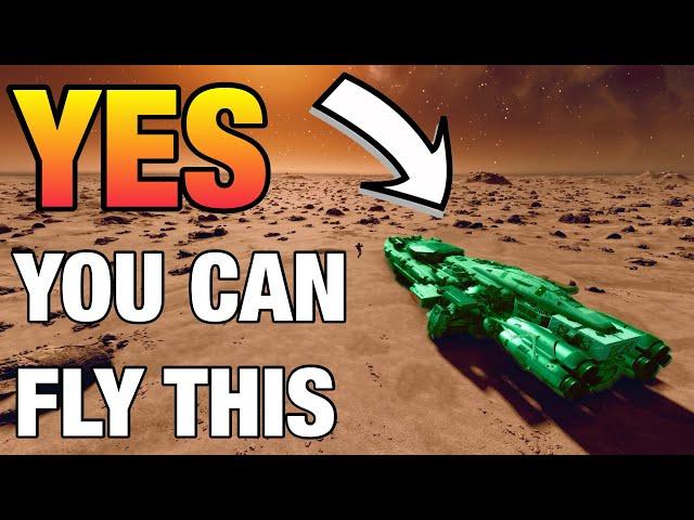 EVERYONE THOUGHT IT WAS BROKEN | You can fly this Starfield ship!